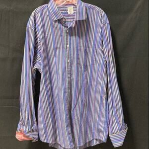 Bugatchi Multicolor Striped Button Down Shirt